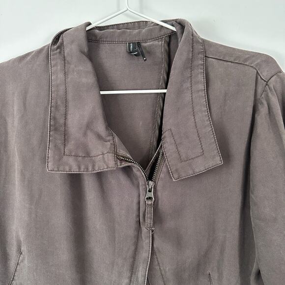 Stella Carakasi Asymmetrical Utility Jacket Gray size Small - Picture 3 of 8